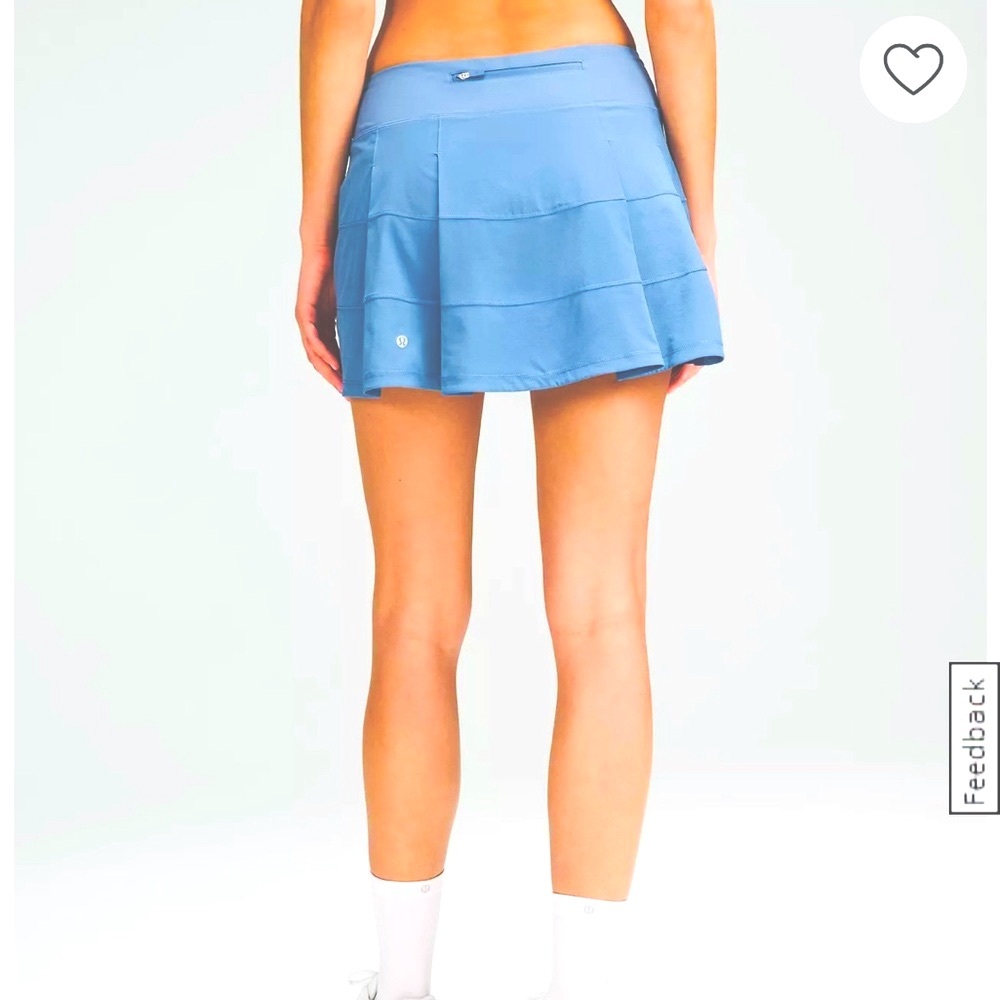 🍋 Lululemon Pace Rival Mid-Rise Skort- Blue Chill